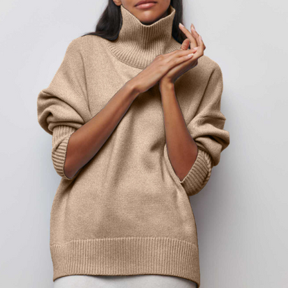 Berenice – Pullover mit Hohem Kragen