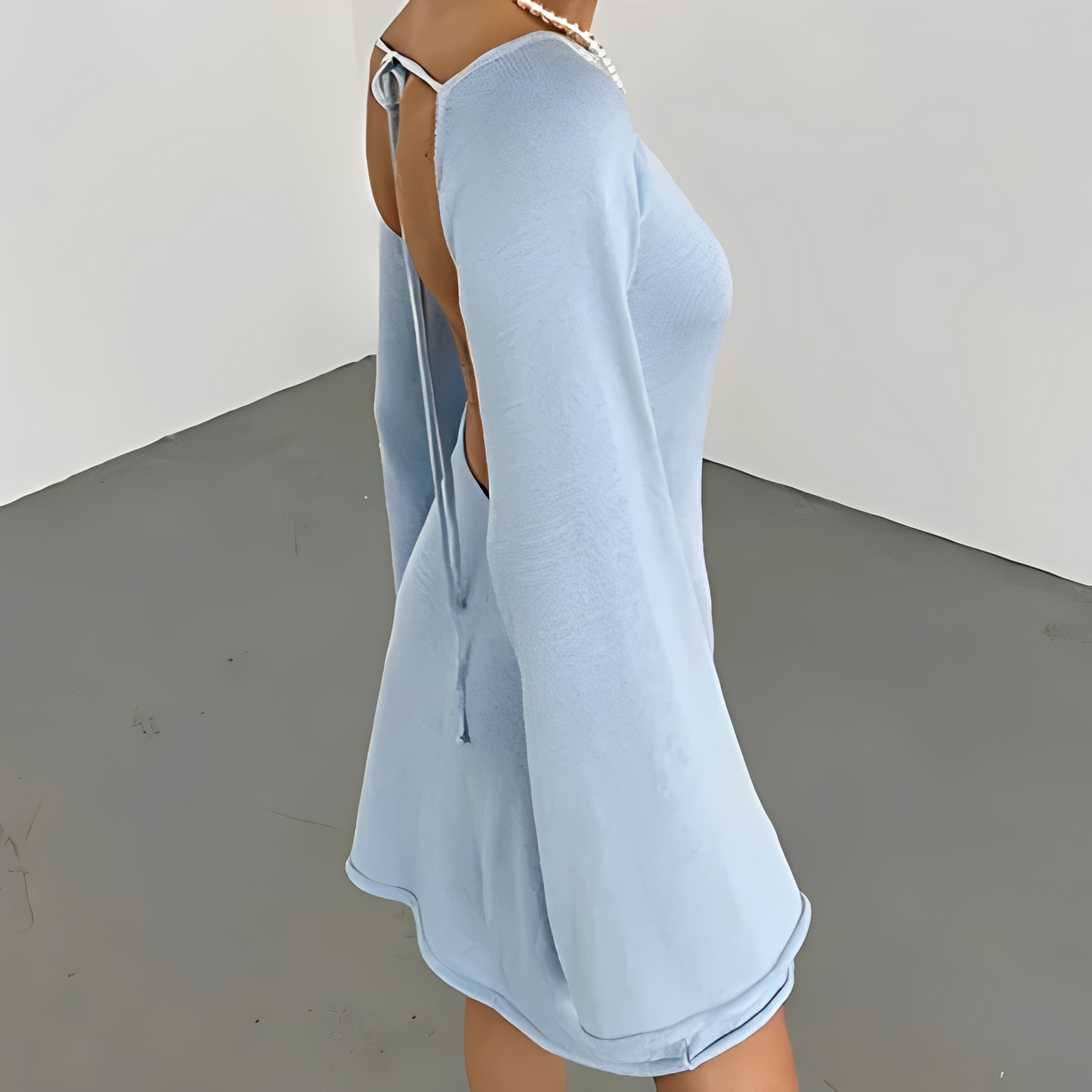 Aryana - Elegantes Sommerkleid mit langen Ärmeln für Damen