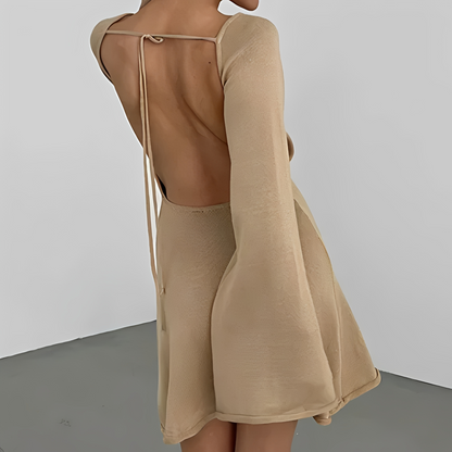 Aryana - Elegantes Sommerkleid mit langen Ärmeln für Damen
