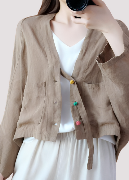 Tilly - Weite und lässige Strickjacke mit Taschen für Damen