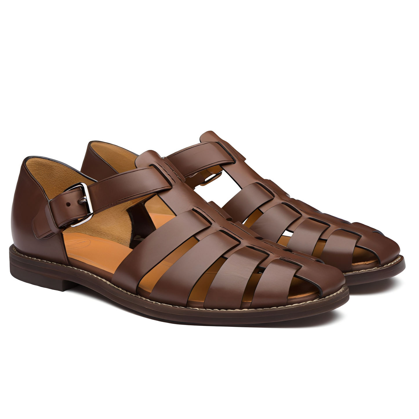 Willard - Elegante Sandalen mit genähter Schnalle für Herren