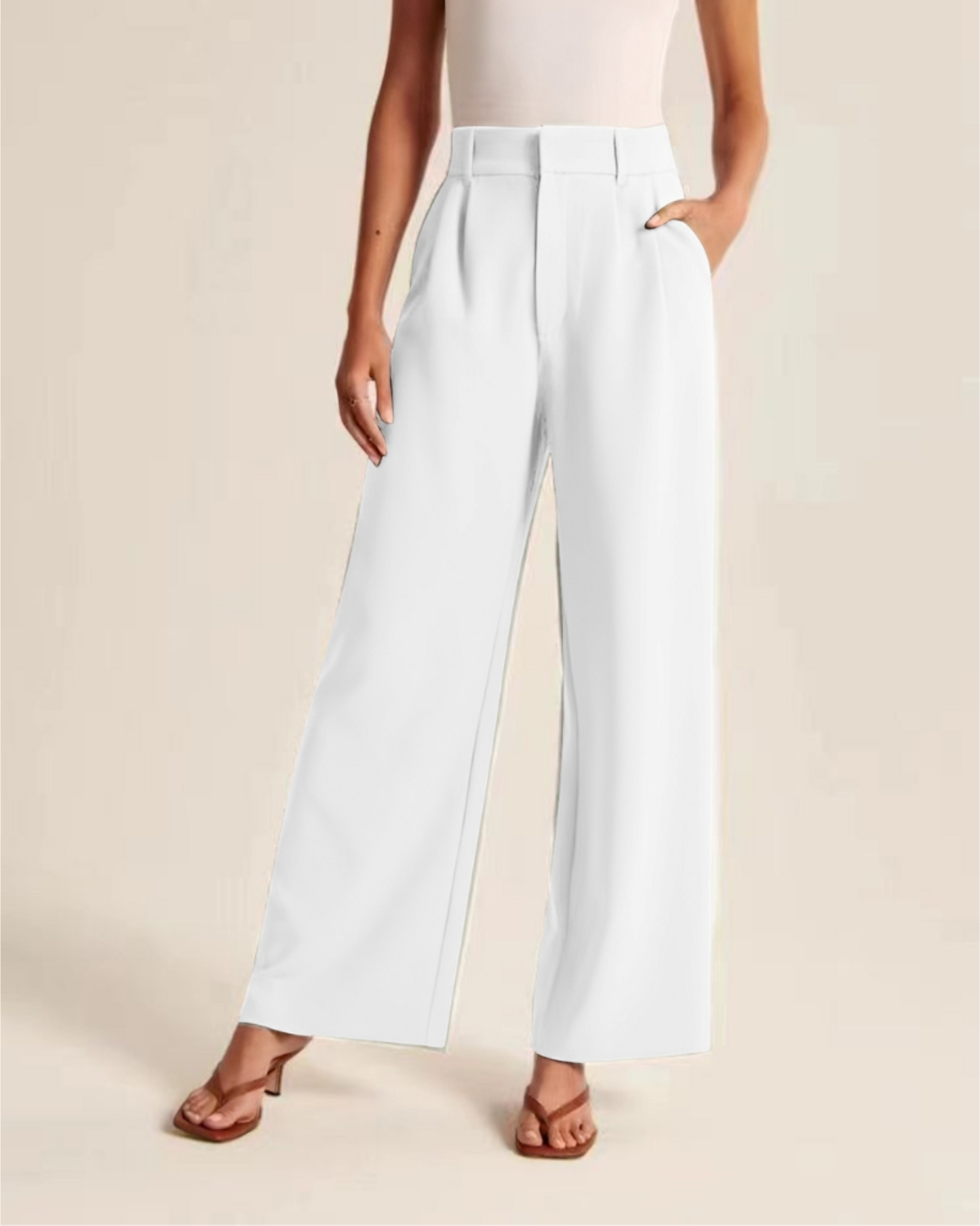 Ruth - Elegante Hose mit weitem Bein für Damen