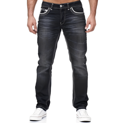 Andy - Elegante Herrenjeans mit Used-Look