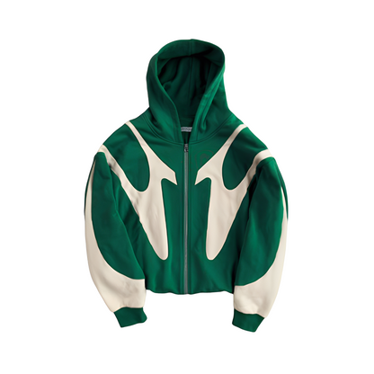 Lloyd - Stilvoller Herren-Hoodie mit Reißverschluss und Grafikdruck