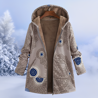 Jasmin - Moderne, warme Kapuzenjacke