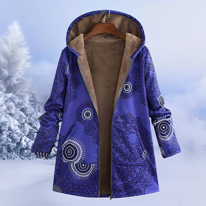 Jasmin - Moderne, warme Kapuzenjacke