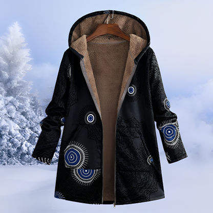 Jasmin - Moderne, warme Kapuzenjacke