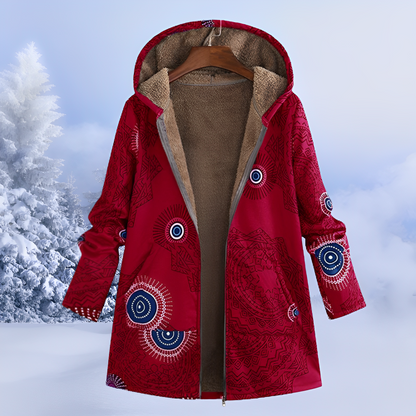 Jasmin - Moderne, warme Kapuzenjacke