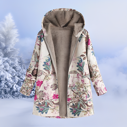Jasmin - Moderne, warme Kapuzenjacke