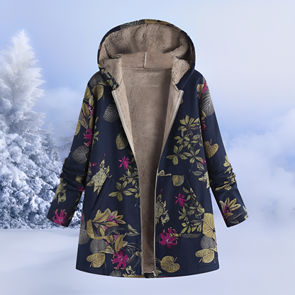 Jasmin - Moderne, warme Kapuzenjacke