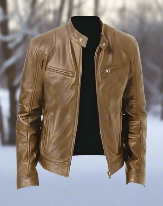 Henrik – Trendige Herren-Lederjacke