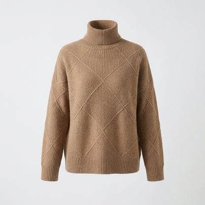 Morgan - Zeitgemäßer Damenrollkragenpullover aus Kaschmir