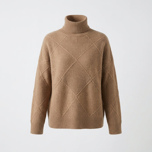 Morgan - Zeitgemäßer Damenrollkragenpullover aus Kaschmir