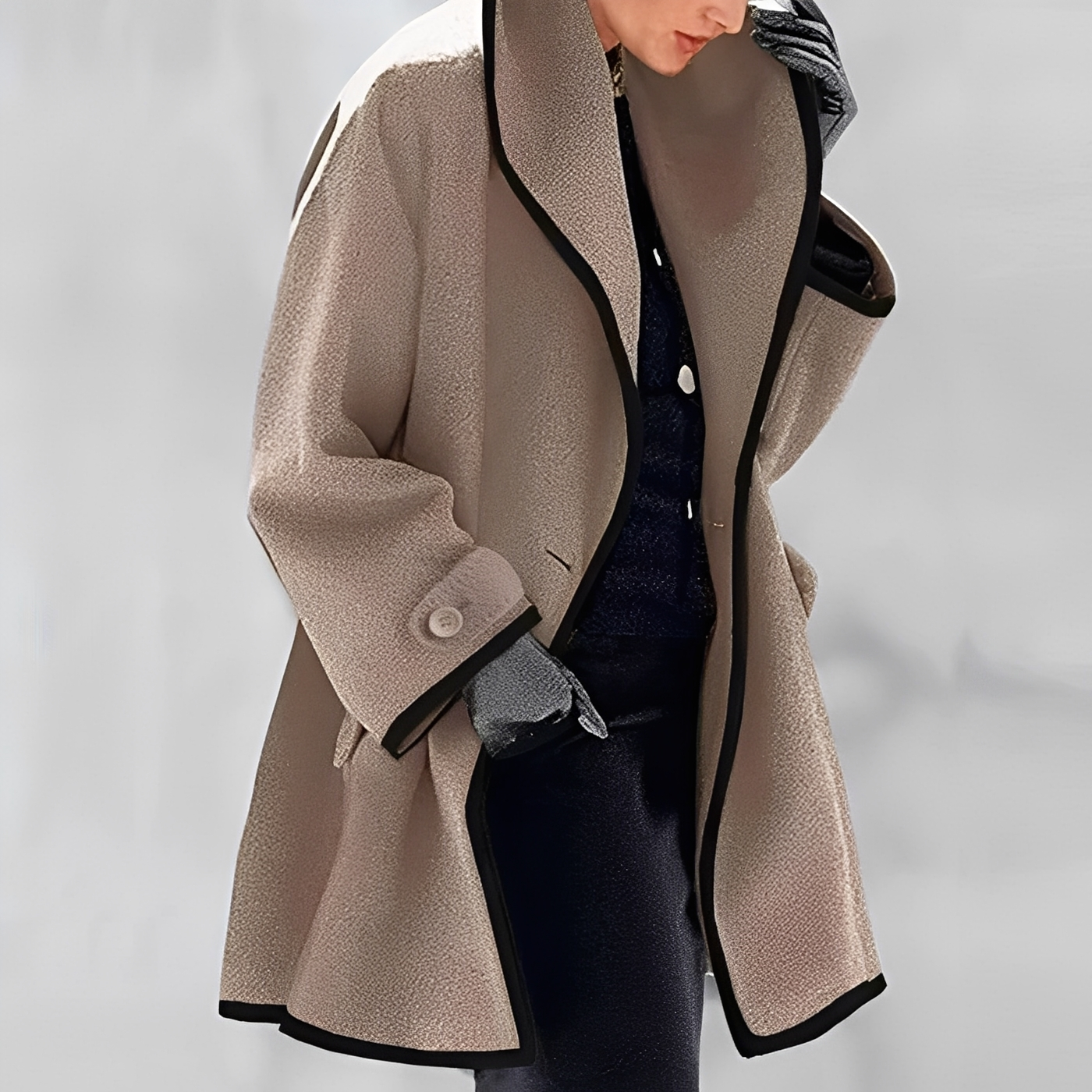 Jacky - Eleganter Wollmantel für Damen