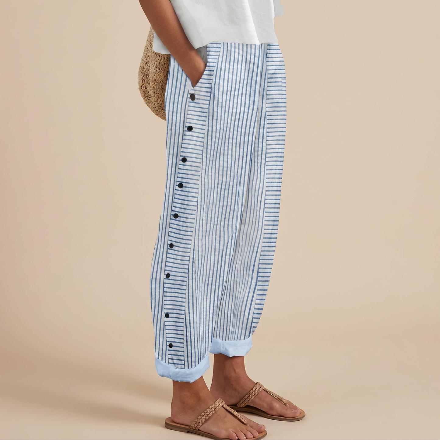 Rachael - Locker geschnittene Hose mit Seitentaschen