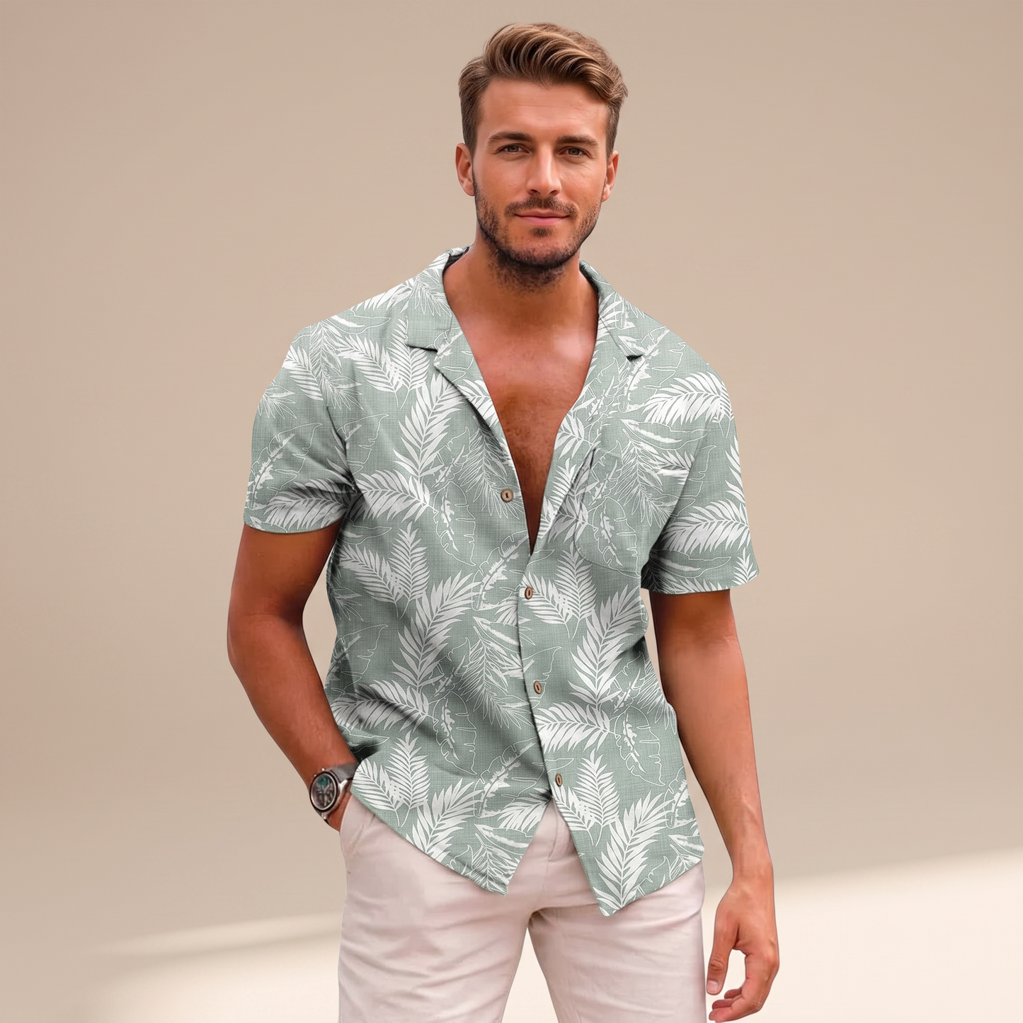Tiago - Hemden mit tropischen Blumen