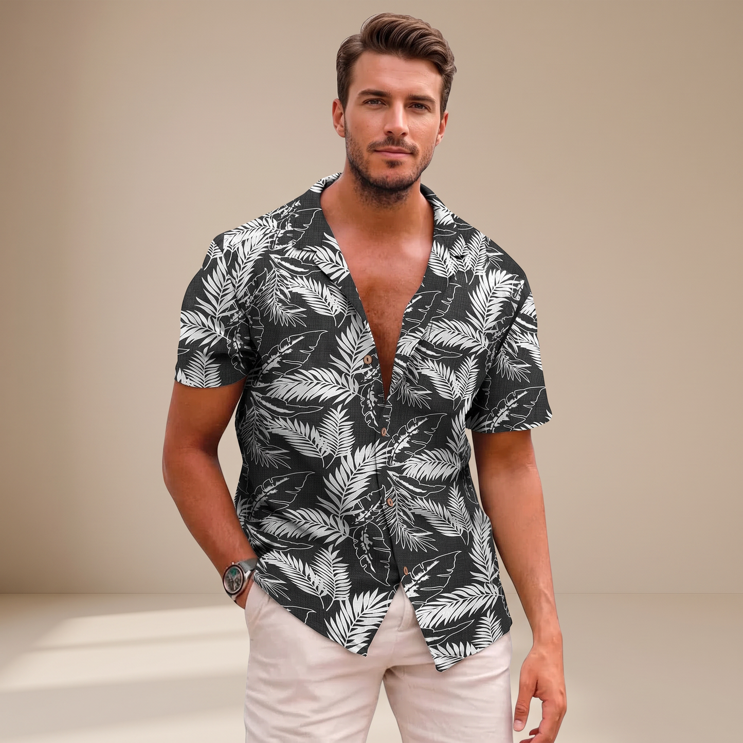 Tiago - Hemden mit tropischen Blumen