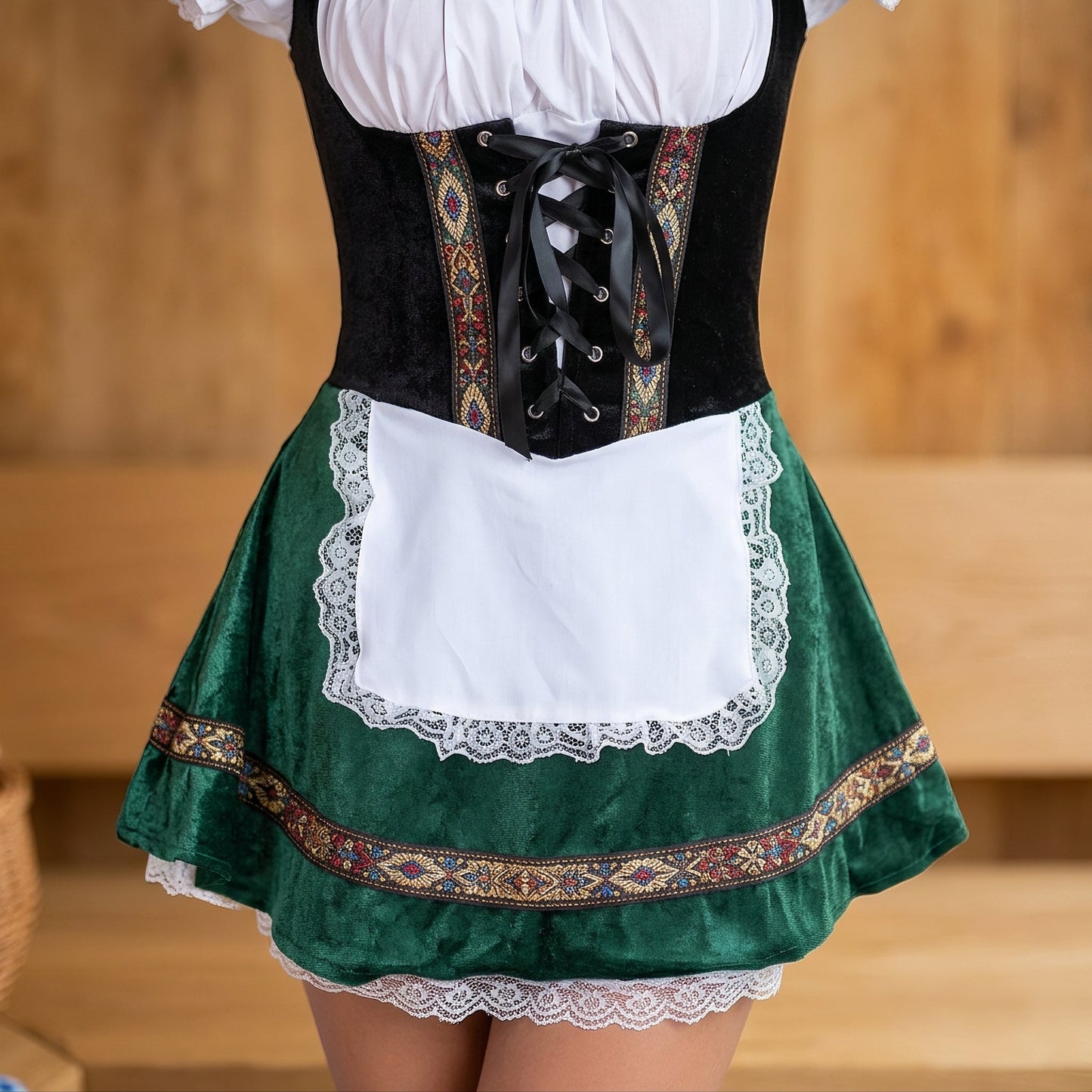 Donna - Modisches kurzes Oktoberfest-Kleid