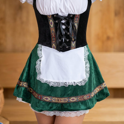 Donna - Modisches kurzes Oktoberfest-Kleid
