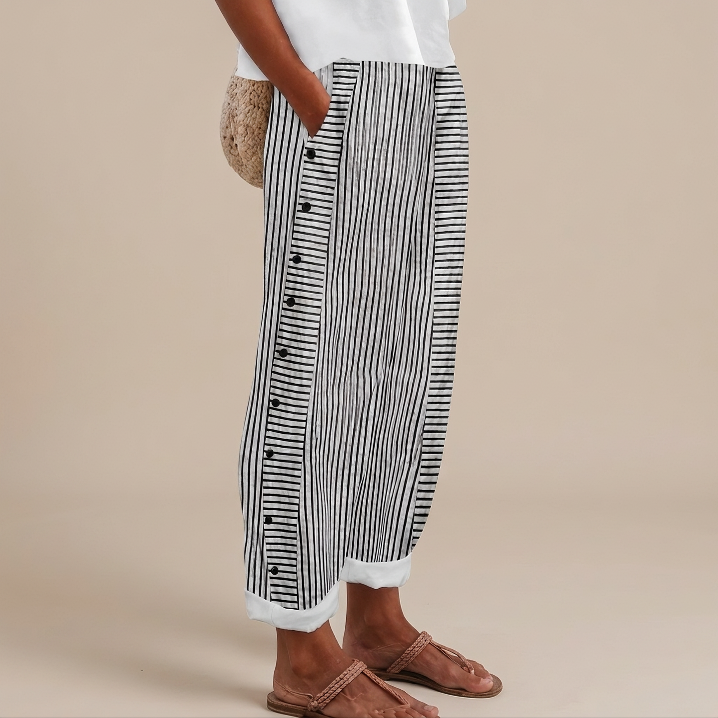 Rachael - Locker geschnittene Hose mit Seitentaschen