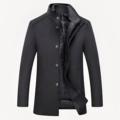 Tobin - Eleganter Herren-Woll-Trenchcoat