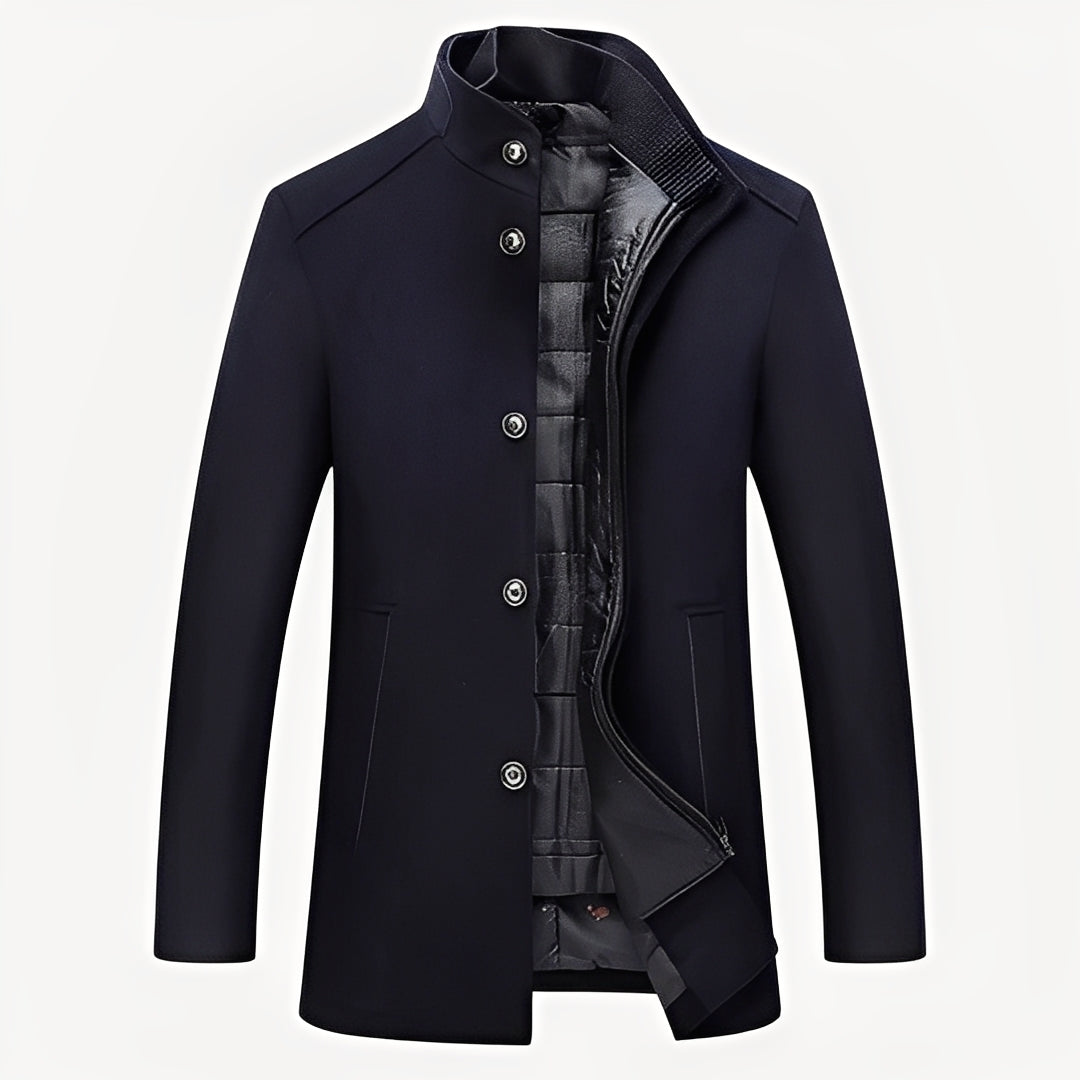 Tobin - Eleganter Herren-Woll-Trenchcoat