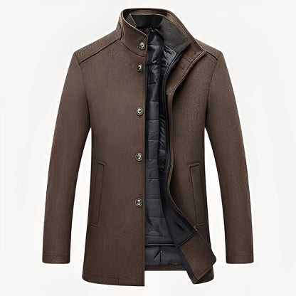 Tobin - Eleganter Herren-Woll-Trenchcoat