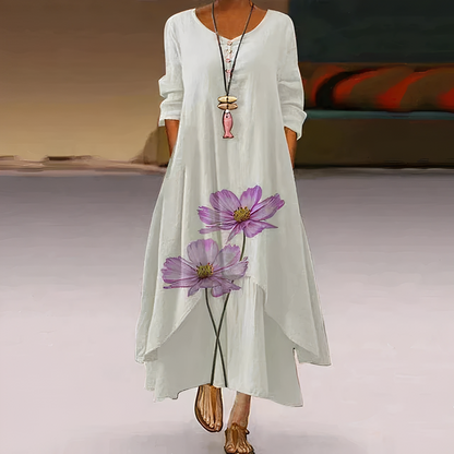 Kalin - Elegantes Kleid mit unregelmäßigem Saum für Damen