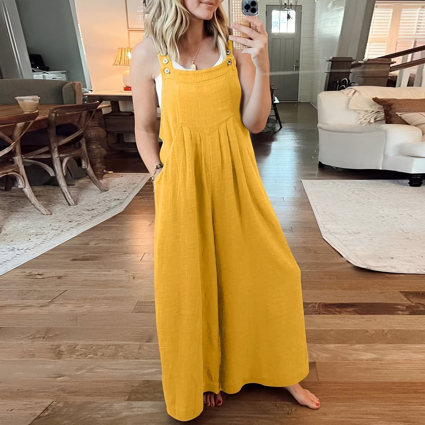 Chloe - Schicker Overall mit weiten Beinen für Damen