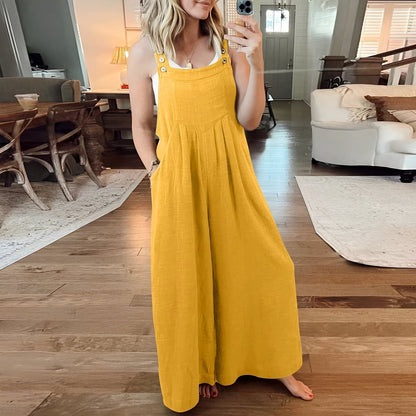 Chloe - Schicker Overall mit weiten Beinen für Damen