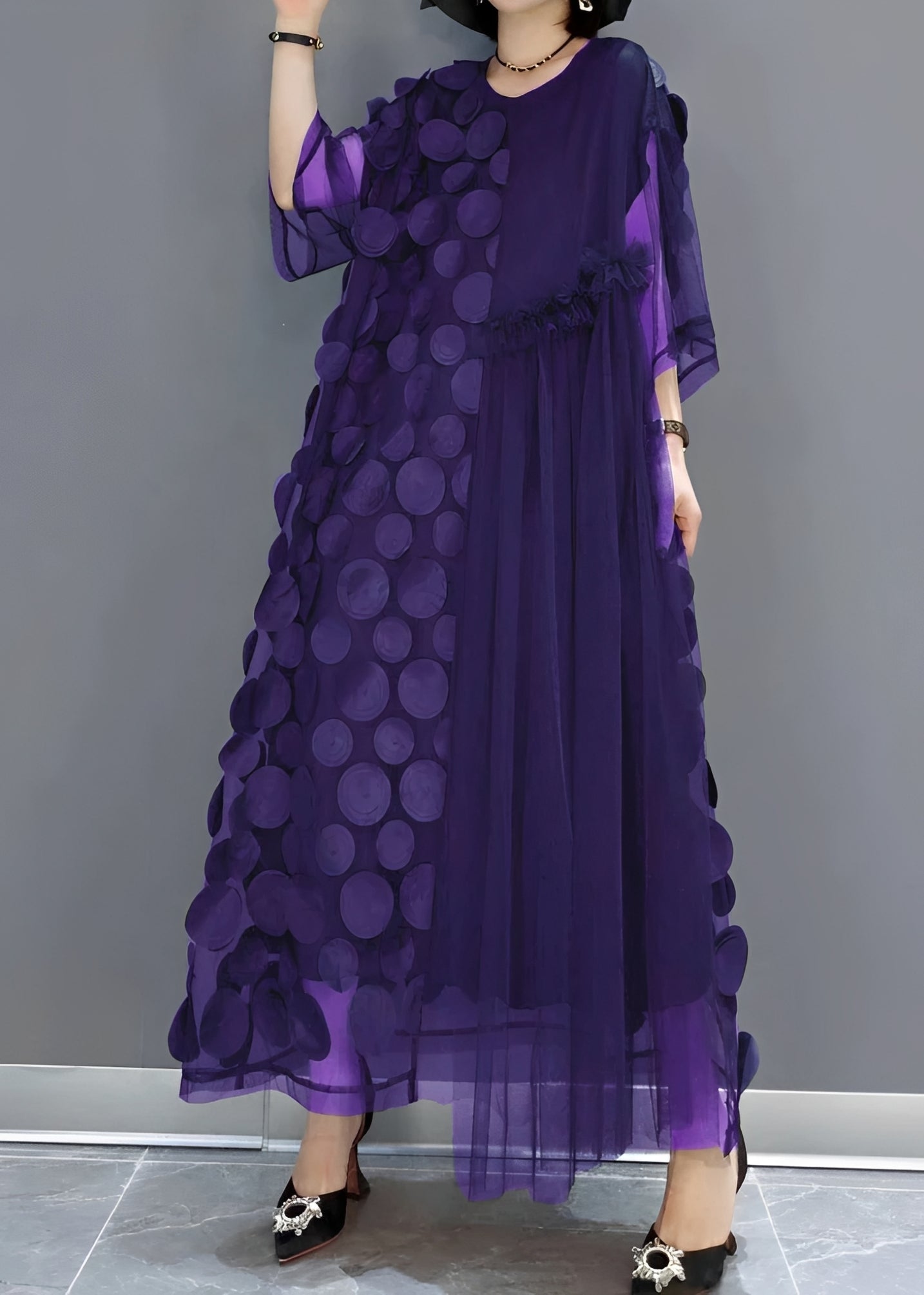 Hanna - Elegantes asymmetrisches Kleid für Damen