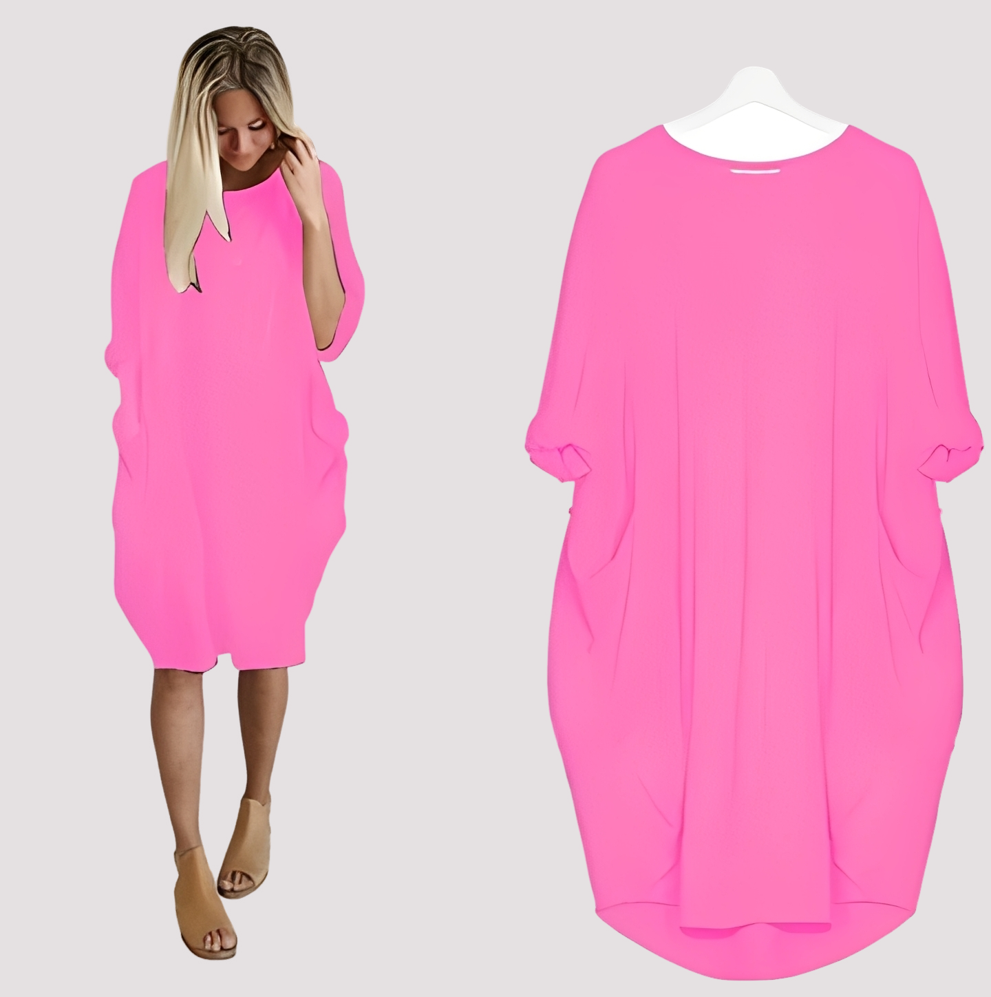 Kate - Lässiges und weites Kleid für Damen