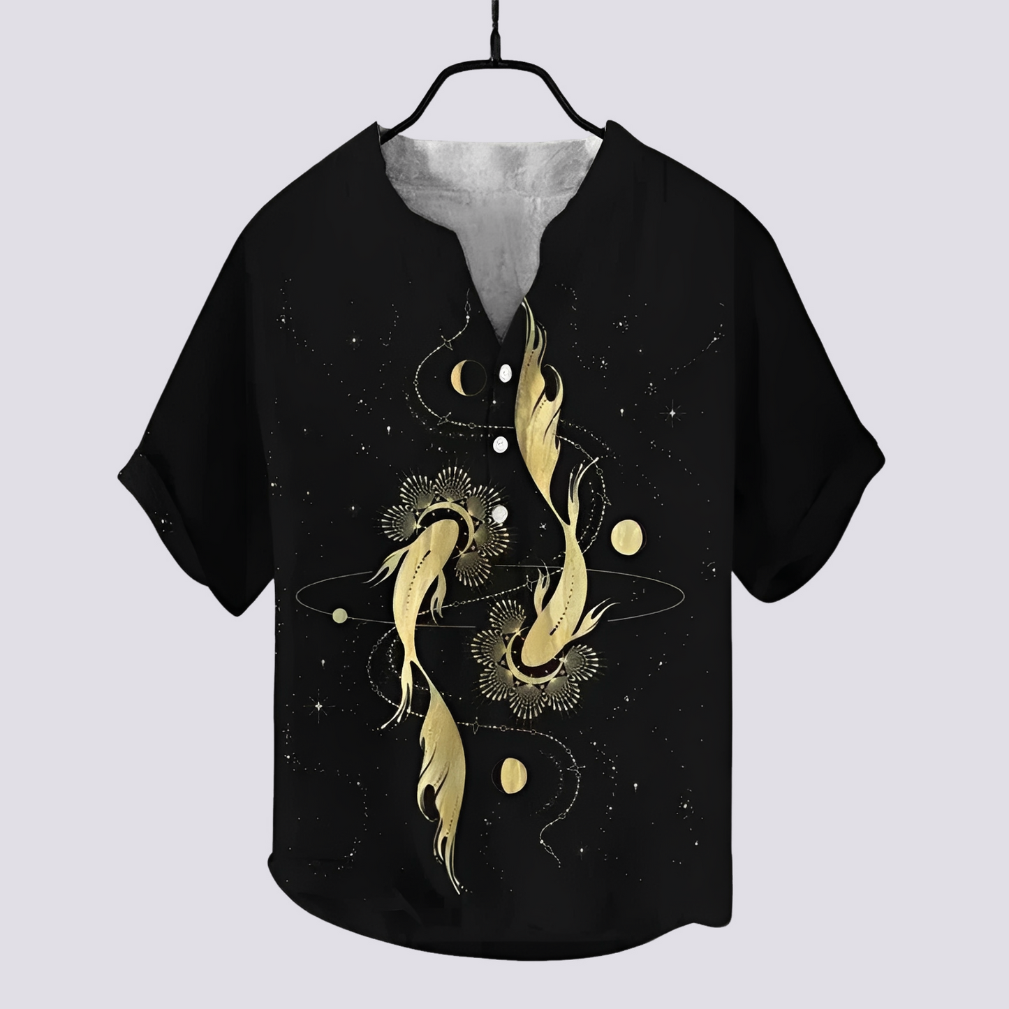 Fiona - Elegantes T-Shirt mit künstlerischem Druck für Damen
