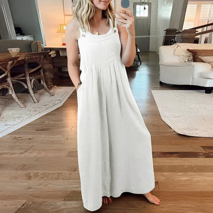 Chloe - Schicker Overall mit weiten Beinen für Damen