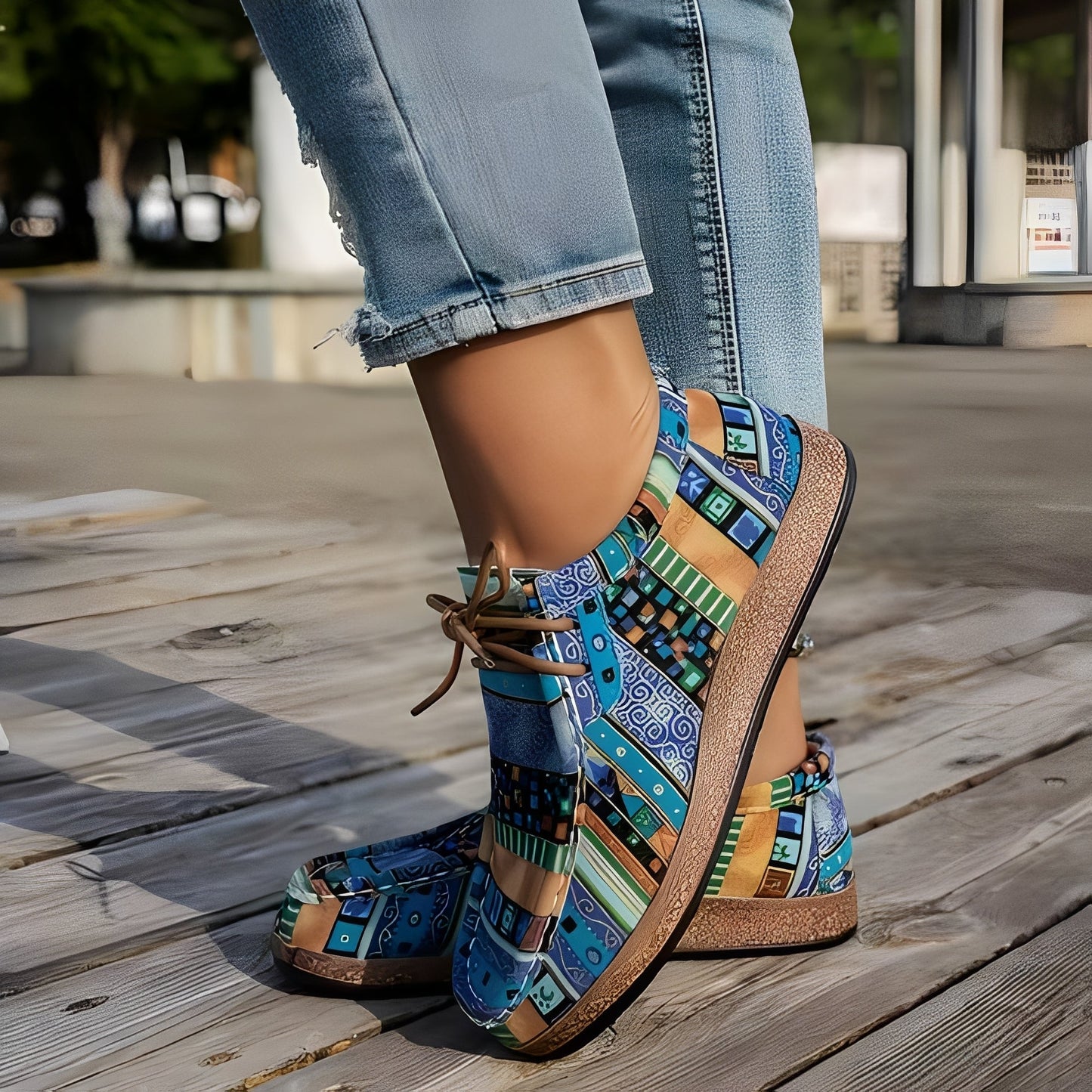 Shanice - Trendige, bequeme Damen-Sneaker mit Polsterung