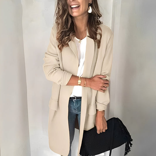 Georgina - Eleganter Damenblazer in langer Form
