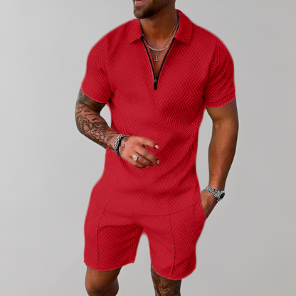 Edwin - Elegantes Set aus Polo und Shorts für Herren