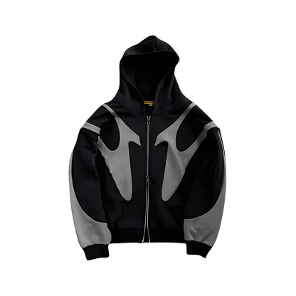 Lloyd - Stilvoller Herren-Hoodie mit Reißverschluss und Grafikdruck