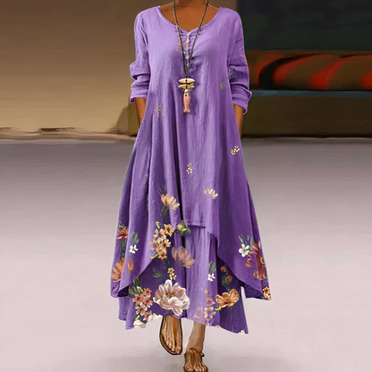 Kalin - Elegantes Kleid mit unregelmäßigem Saum für Damen