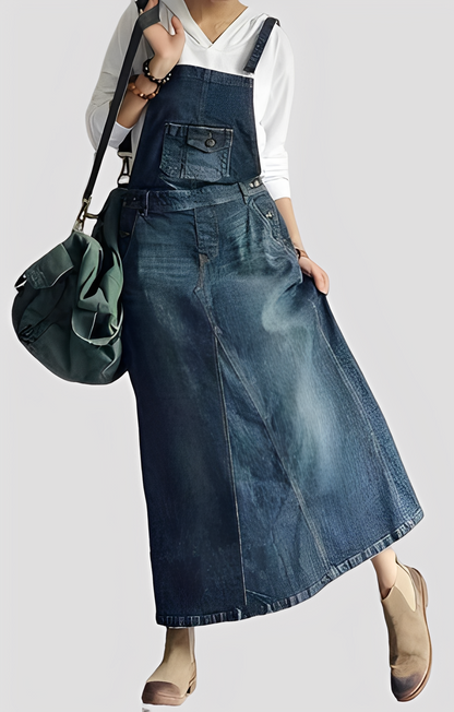 Katya - Eleganter Jeans-Overall für Damen