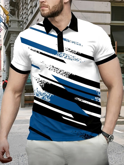 Aaron - Raffiniertes Polo mit Muster für Herren