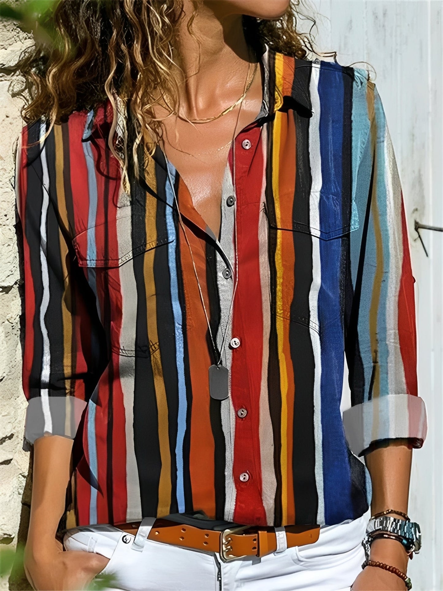 Kathleen - Elegante Bluse mit verspieltem Schnitt für Damen