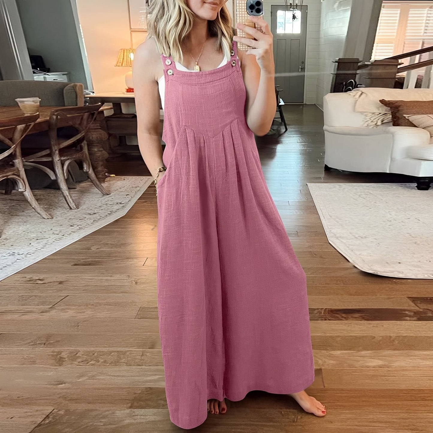 Chloe - Schicker Overall mit weiten Beinen für Damen