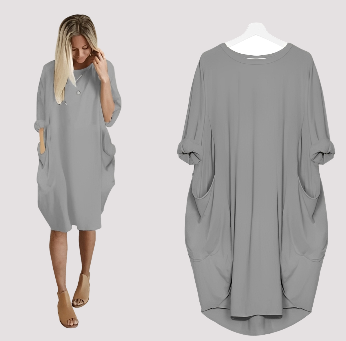 Kate - Lässiges und weites Kleid für Damen
