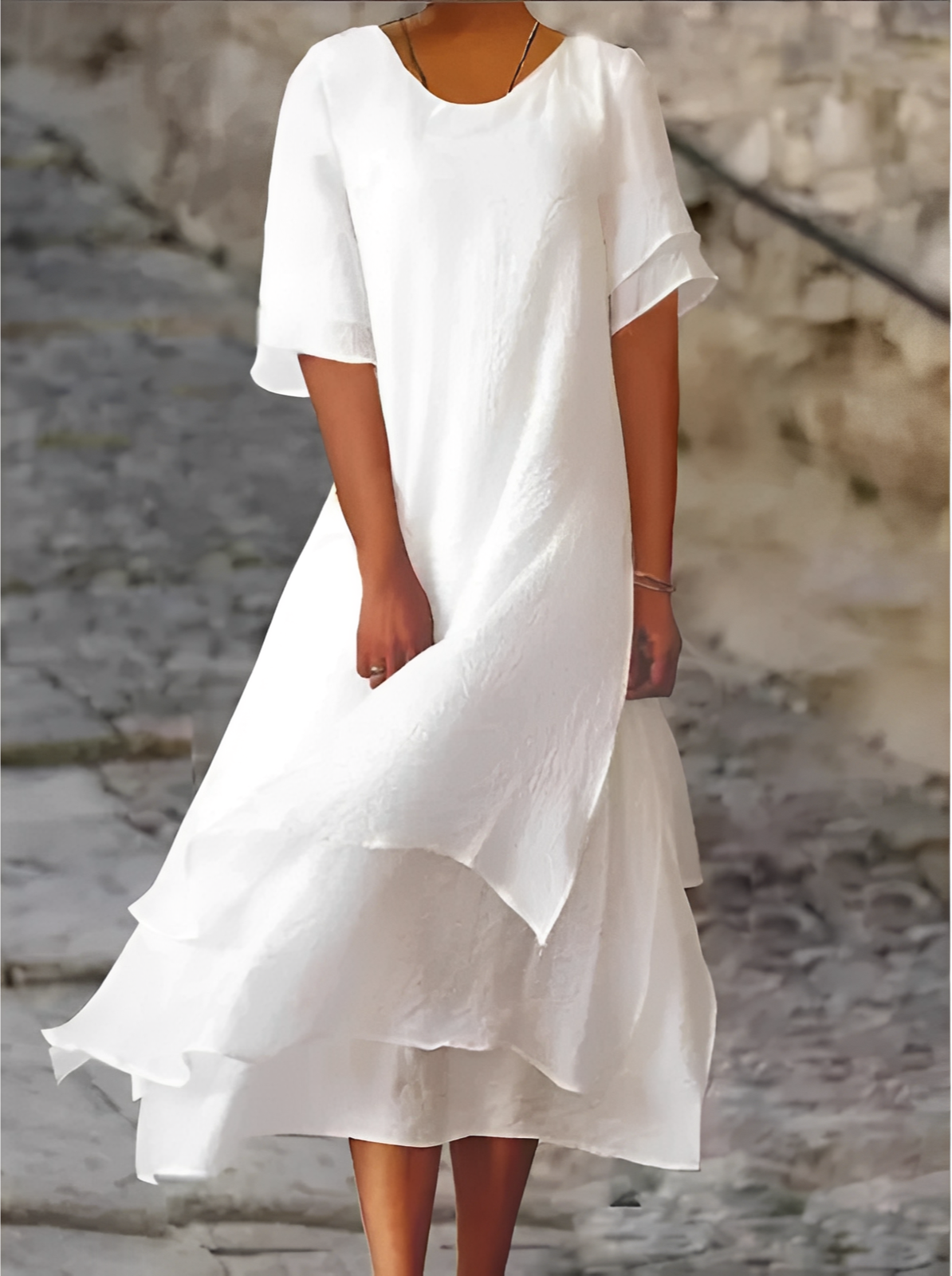 Tianna - Bequemes und fließendes Maxikleid für Damen