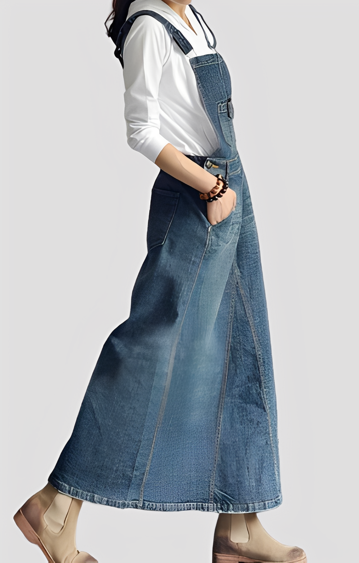 Katya - Eleganter Jeans-Overall für Damen