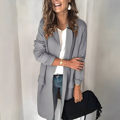 Georgina - Eleganter Damenblazer in langer Form