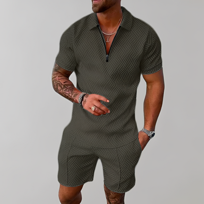 Edwin - Elegantes Set aus Polo und Shorts für Herren