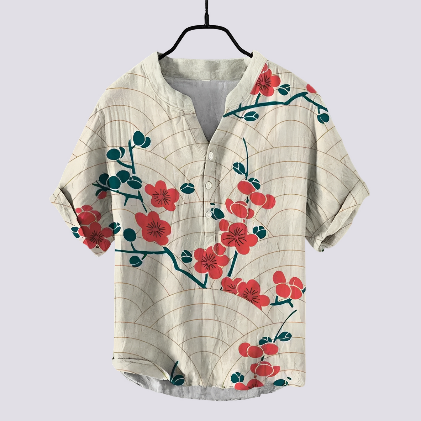 Fiona - Elegantes T-Shirt mit künstlerischem Druck für Damen