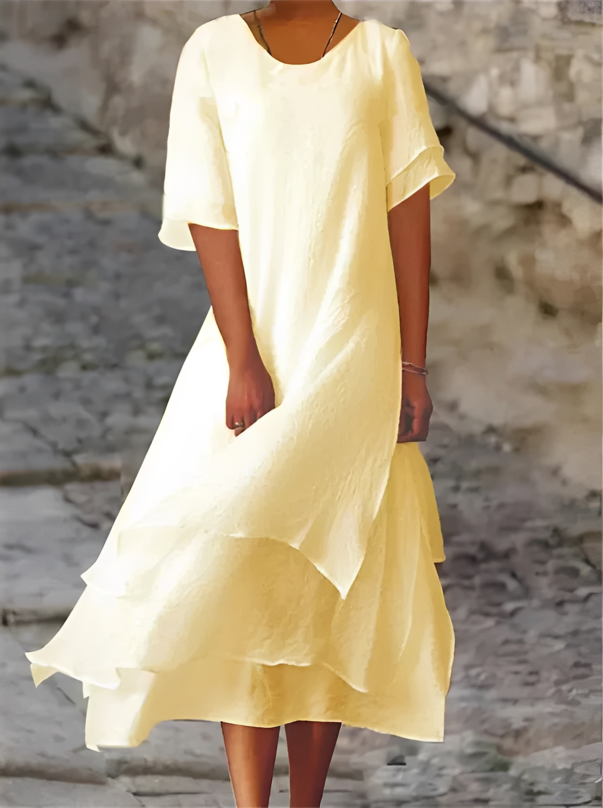 Tianna - Bequemes und fließendes Maxikleid für Damen